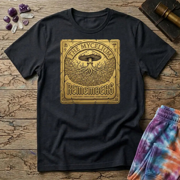 Mycelium Remembers Gold T-Shirt