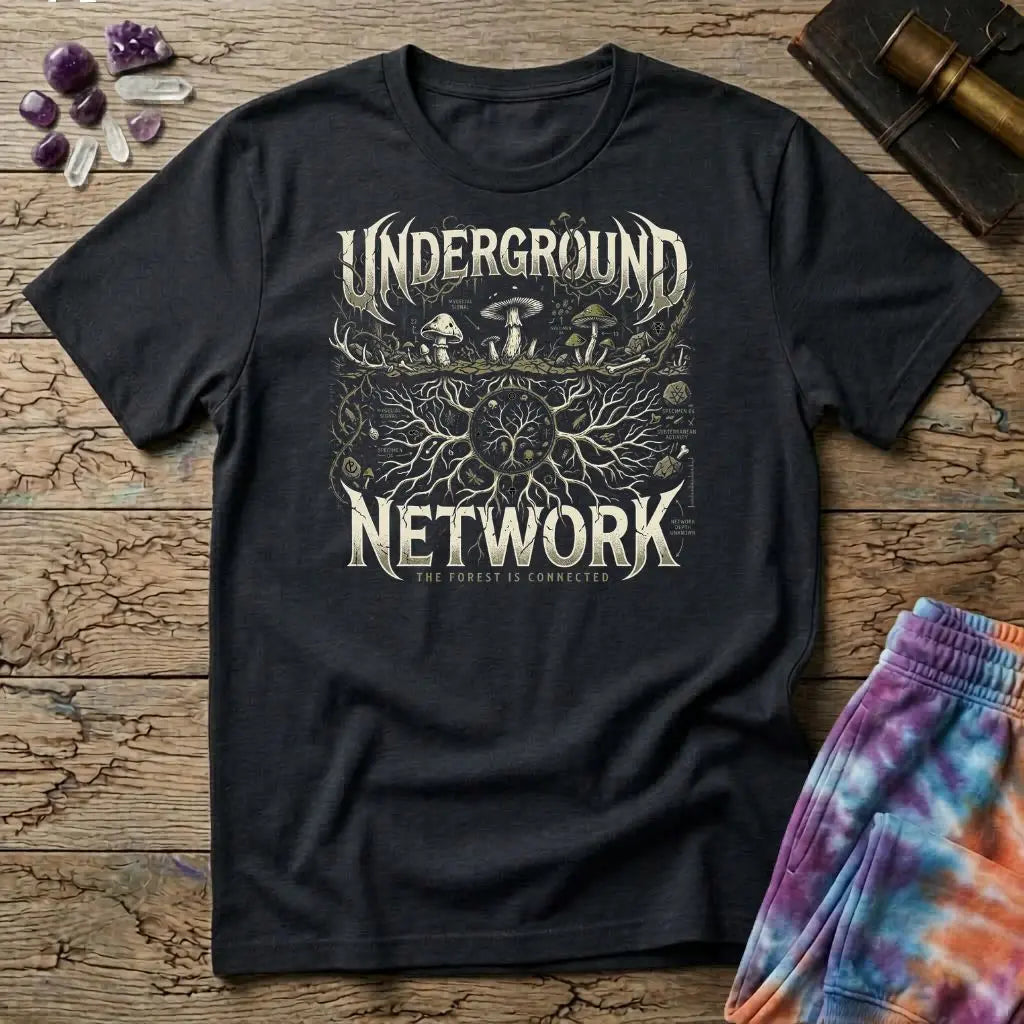 Underground Network Too Mushroom T-Shirt MindMeltShirts