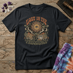 Printify T-Shirt Lost In The Frequency Mushroom T-Shirt Mushroom Magic Mushroom T-Shirt