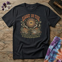 Printify T-Shirt Lost In The Frequency Mushroom T-Shirt Mushroom Magic Mushroom T-Shirt