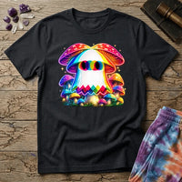 Printify T-Shirt Ghost Mushroom Too T-Shirt Mushroom Magic Mushroom T-Shirt