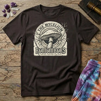 Mycelium Remembers Mushroom T-Shirt MindMeltShirts