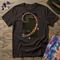 Fibonacci Circle Mushroom T-Shirt MindMeltShirts