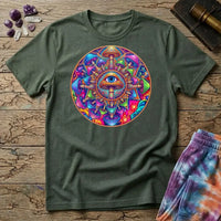 Mushroom Circle Eye T-Shirt MindMeltShirts