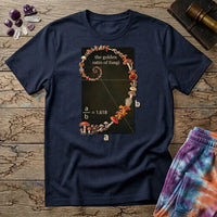 Fibonacci Circle Mushroom T-Shirt MindMeltShirts