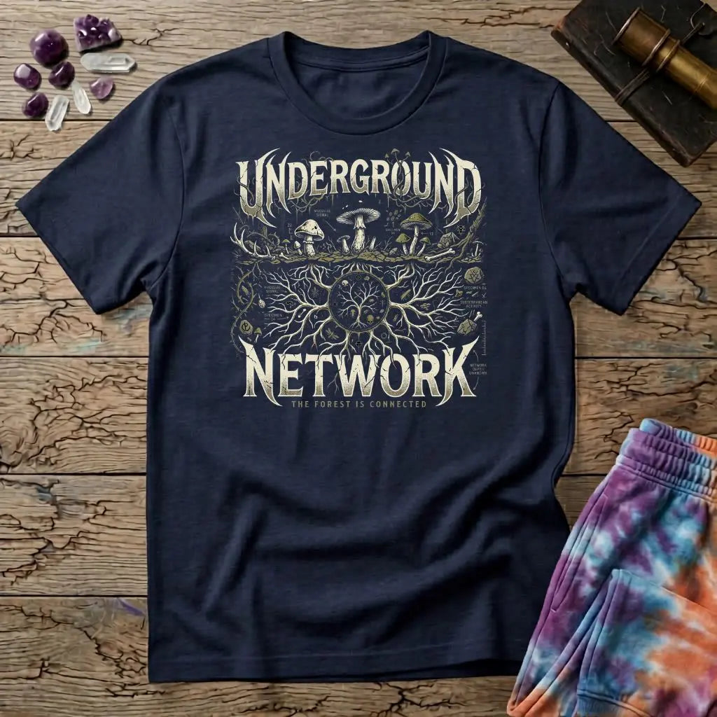 Underground Network Too Mushroom T-Shirt MindMeltShirts