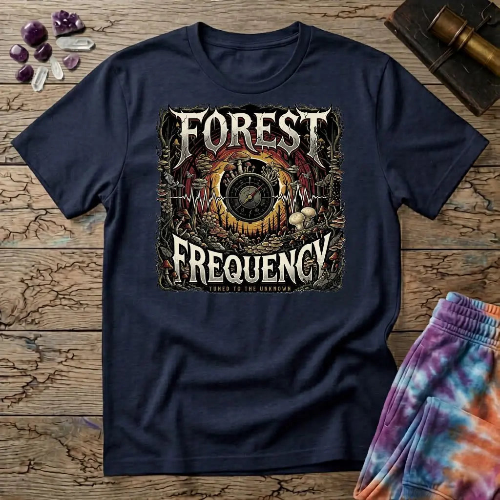 Forest Frequency Too Mushroom T-Shirt MindMeltShirts