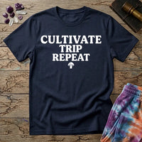 Cultivate Trip Repeat Mushroom T-Shirt MindMeltShirts