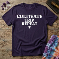 Cultivate Trip Repeat Mushroom T-Shirt MindMeltShirts