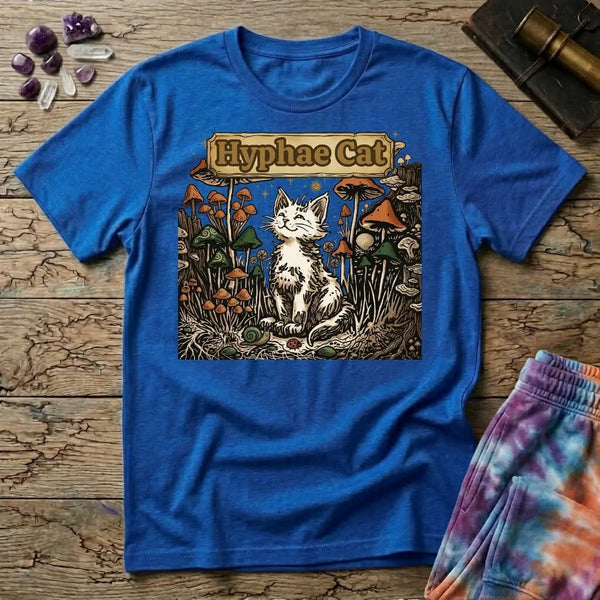 Hyphae Cat Mushroom T-Shirt