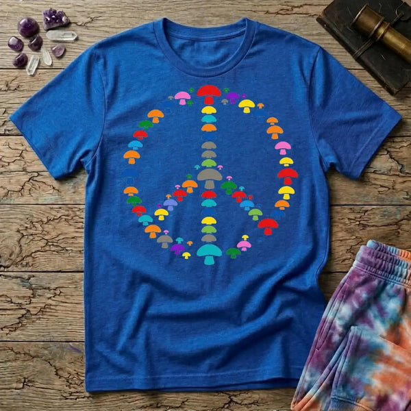 Groovy Mushroom Peace Sign T-Shirt