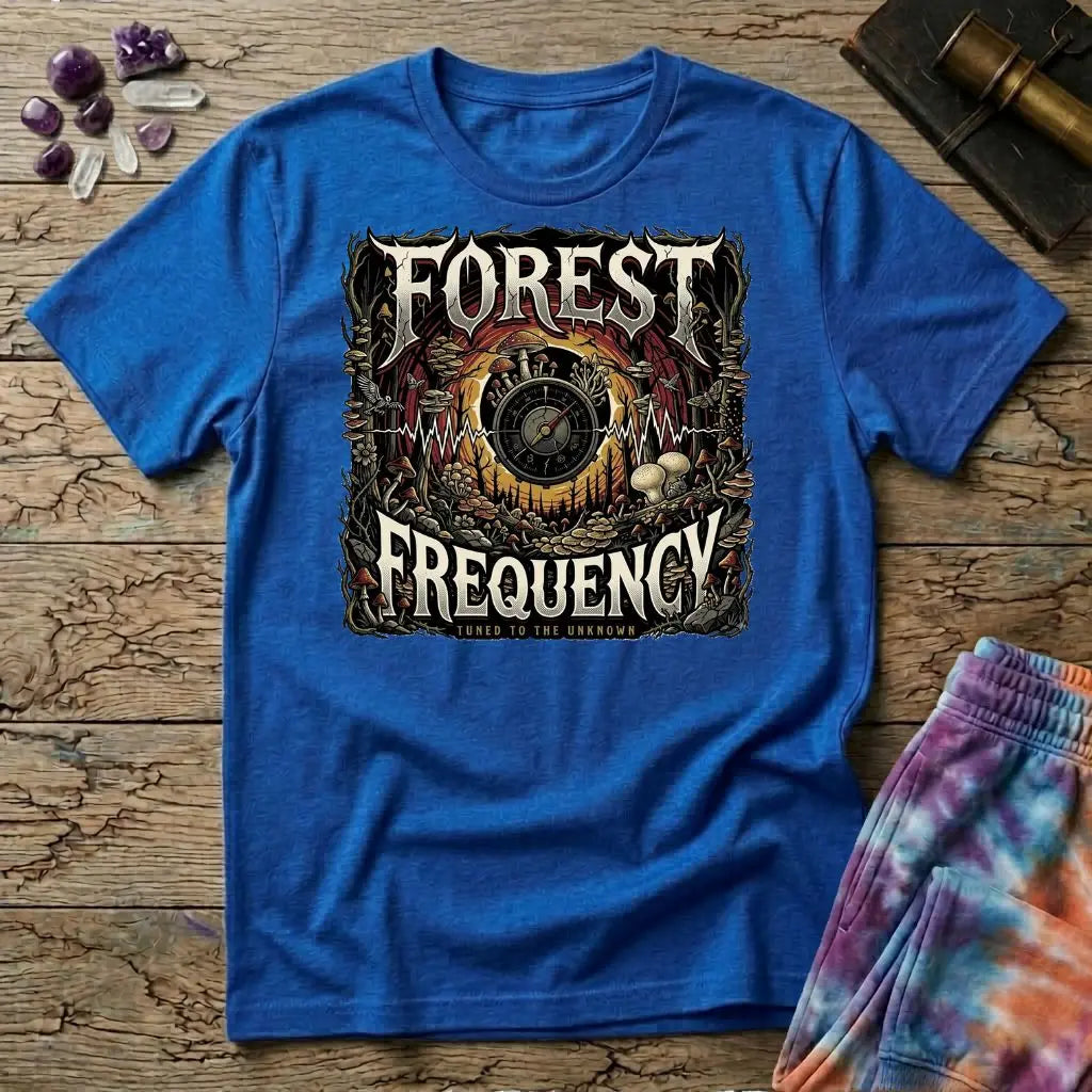 Forest Frequency Too Mushroom T-Shirt MindMeltShirts