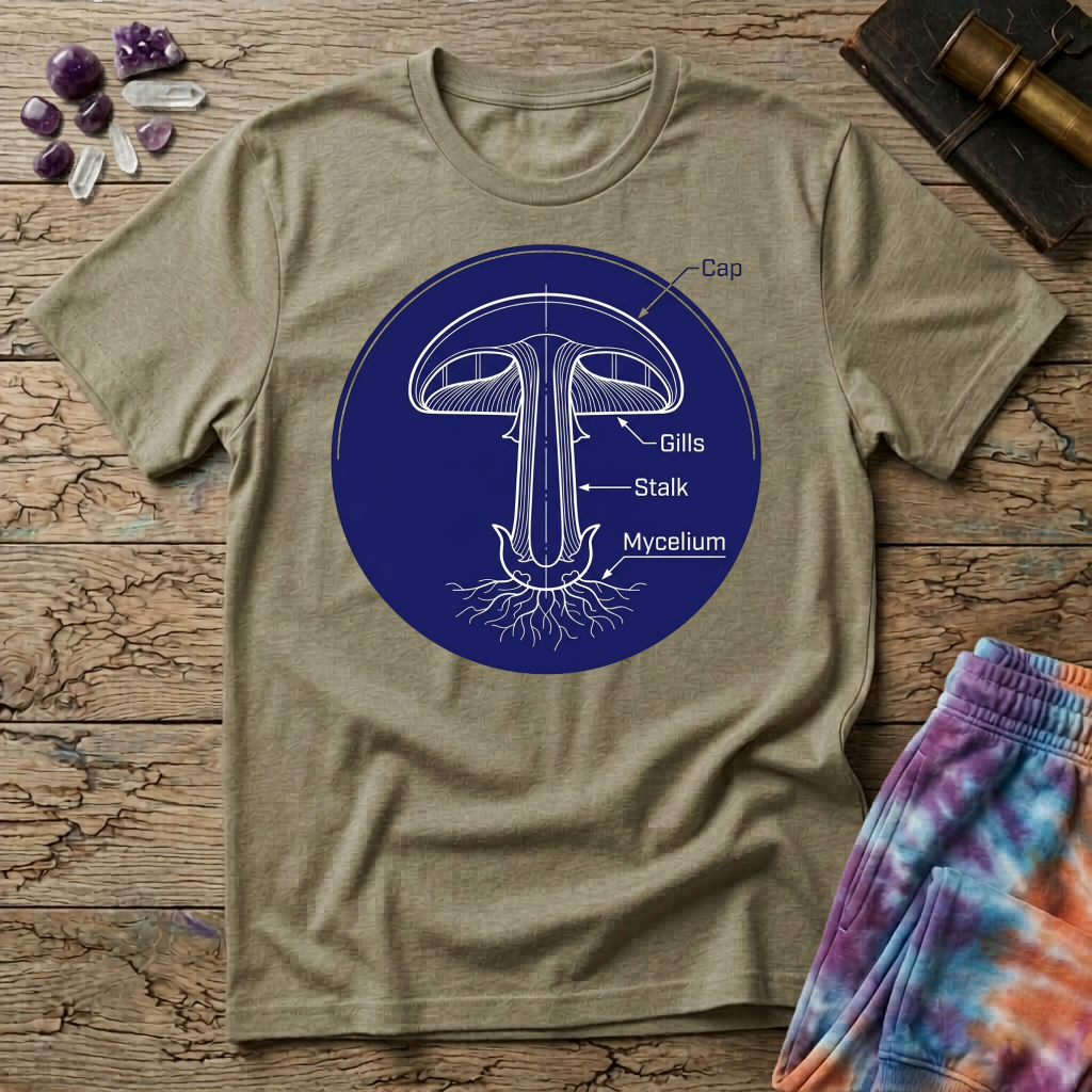 Anatomy of Mushrooms T-Shirt