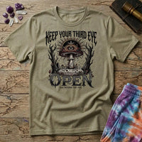 Keep Your Third Eye Open Too Mushroom T-Shirt MindMeltShirts