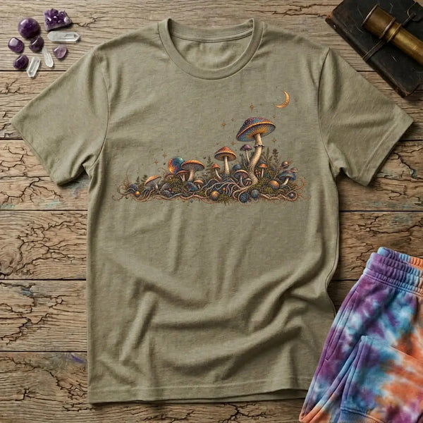 Celestial Mushroom Horizon T-Shirt