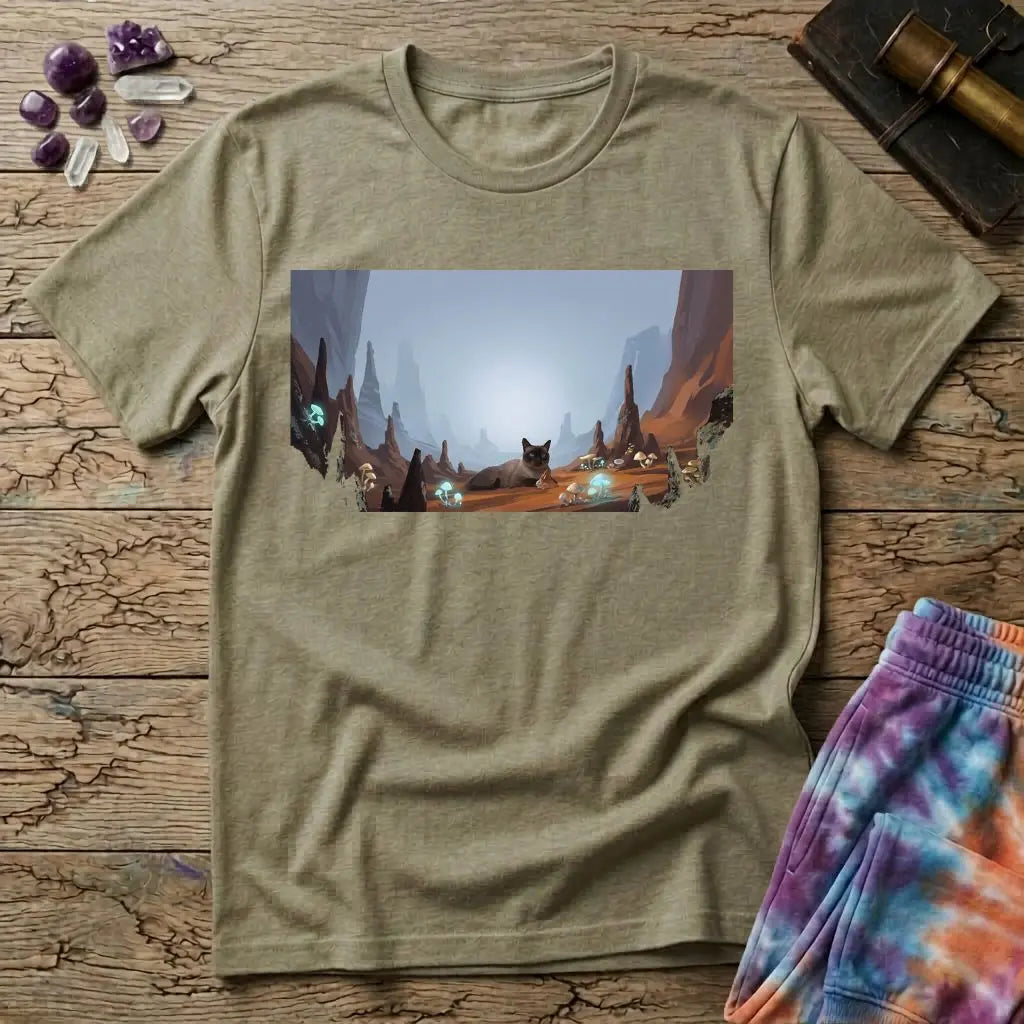 The Cat Mushroom T-Shirt MindMeltShirts