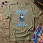 Printify T-Shirt All Those who Wander Thrice T-Shirt Mushroom Magic Mushroom T-Shirt