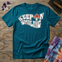 Keep On Smiling Mushroom T-Shirt MindMeltShirts