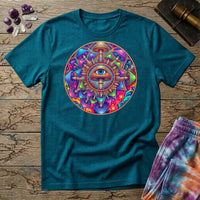 Mushroom Circle Eye T-Shirt MindMeltShirts