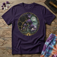 Purple Mushroom T-Shirt Printify