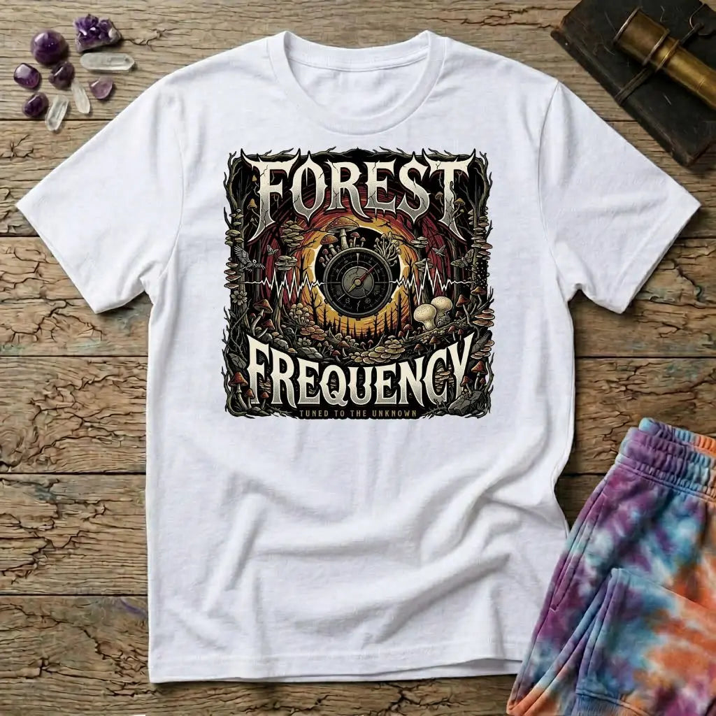 Forest Frequency Too Mushroom T-Shirt MindMeltShirts