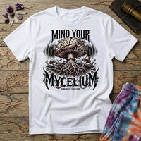 Mind Your Mycelium Grow Dark T-Shirt MindMeltShirts