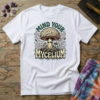 Mind Your Mycelium Mushroom T-Shirt MindMeltShirts