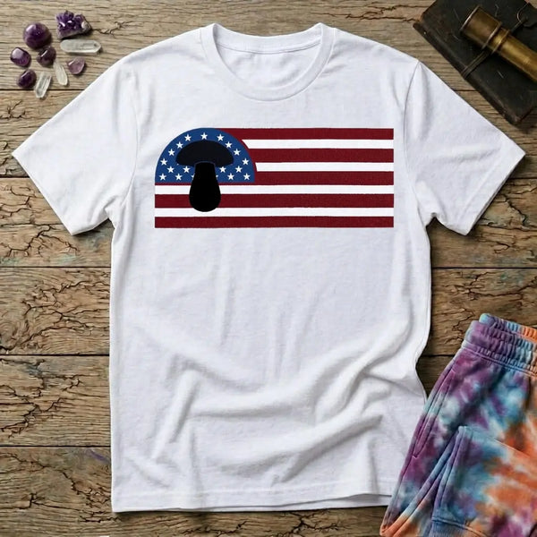 Mushroom Flag United States T-Shirt