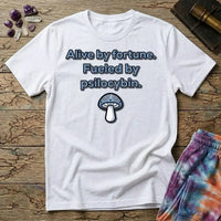 Printify T-Shirt Alive By Fortune Psilocybin Mushroom T-Shirt Mushroom Magic Mushroom T-Shirt