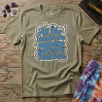 Printify T-Shirt All Who Wander Uno Mushroom T-Shirt Mushroom Magic Mushroom T-Shirt