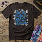 Printify T-Shirt All Who Wander Uno Mushroom T-Shirt Mushroom Magic Mushroom T-Shirt