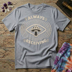 Printify T-Shirt Always Receiving Mushroom T-Shirt Mushroom Magic Mushroom T-Shirt