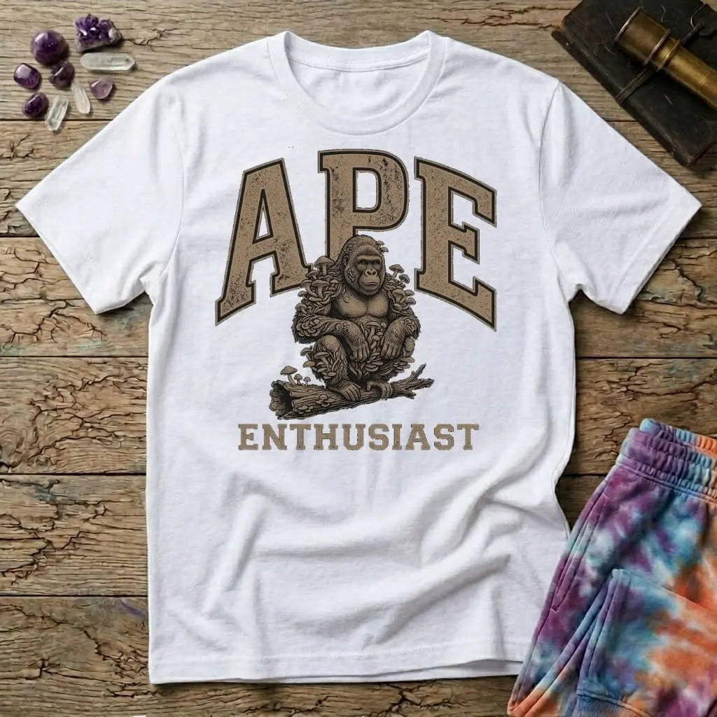 Printify T-Shirt APE Enthusiast T-Shirt Mushroom Magic Mushroom T-Shirt