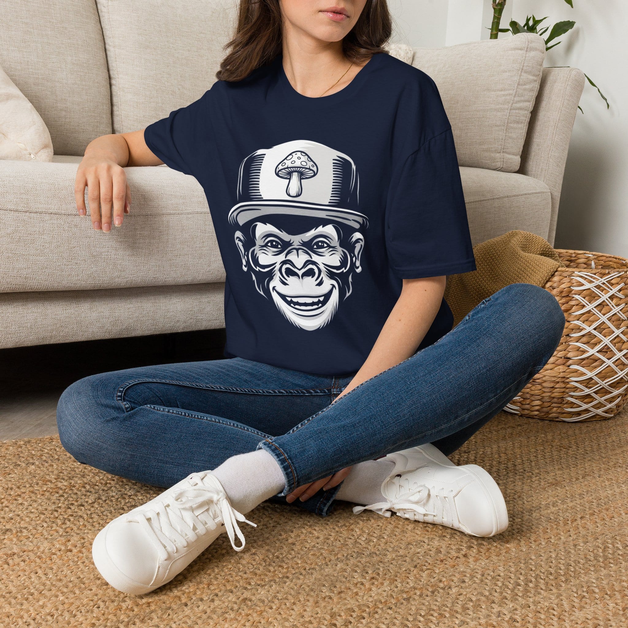 Printify T-Shirt APE Mushroom T-Shirt Mushroom Magic Mushroom T-Shirt