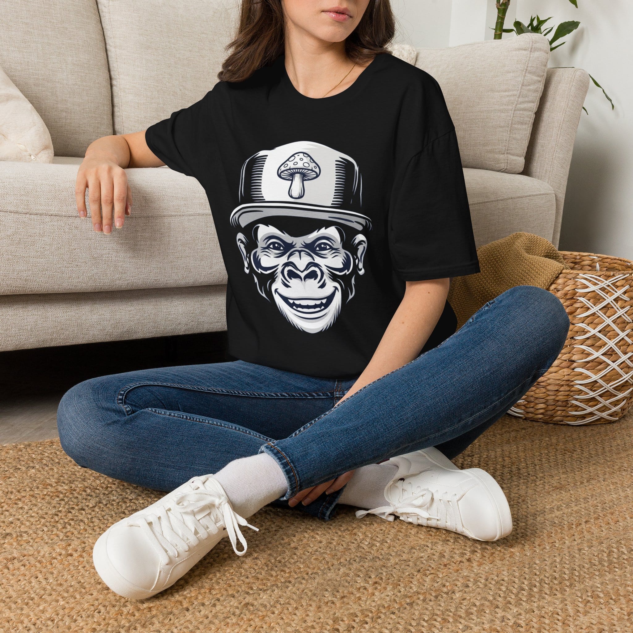 Printify T-Shirt APE Mushroom T-Shirt Mushroom Magic Mushroom T-Shirt