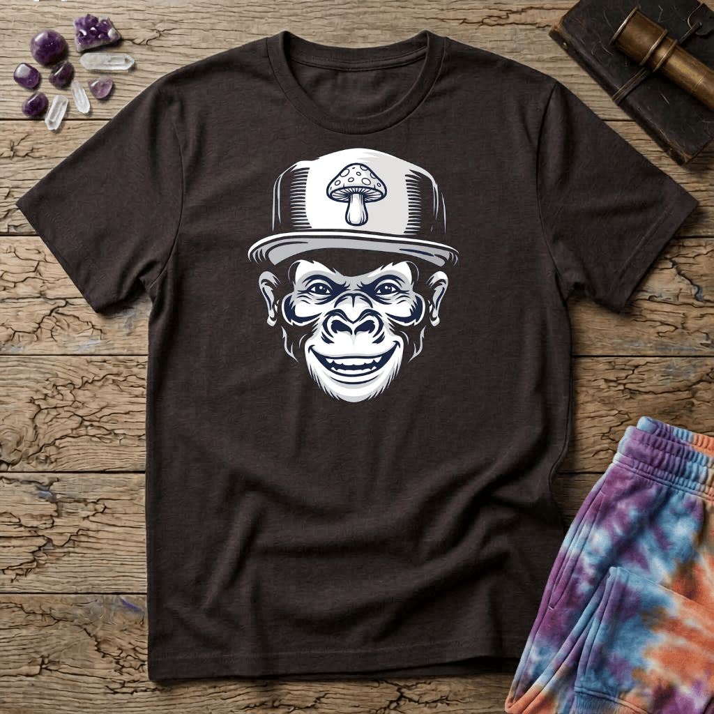 Printify T-Shirt APE Mushroom T-Shirt Mushroom Magic Mushroom T-Shirt