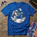 Printify T-Shirt Astronaut and Alien Mushroom T-Shirt Mushroom Magic Mushroom T-Shirt