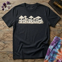 Printify T-Shirt Band Of Mushrooms Too T-Shirt Mushroom Magic Mushroom T-Shirt