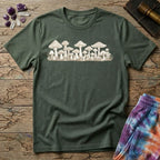 Printify T-Shirt Band Of Mushrooms Too T-Shirt Mushroom Magic Mushroom T-Shirt