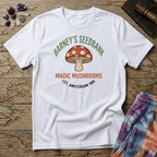 Printify T-Shirt Barney's Seedbank Amsterdam Magic Mushroom T-Shirt Mushroom Magic Mushroom T-Shirt
