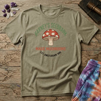 Printify T-Shirt Barney's Seedbank Amsterdam Magic Mushroom T-Shirt Mushroom Magic Mushroom T-Shirt