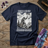 Printify T-Shirt Beam Me Up T-Shirt Mushroom Magic Mushroom T-Shirt