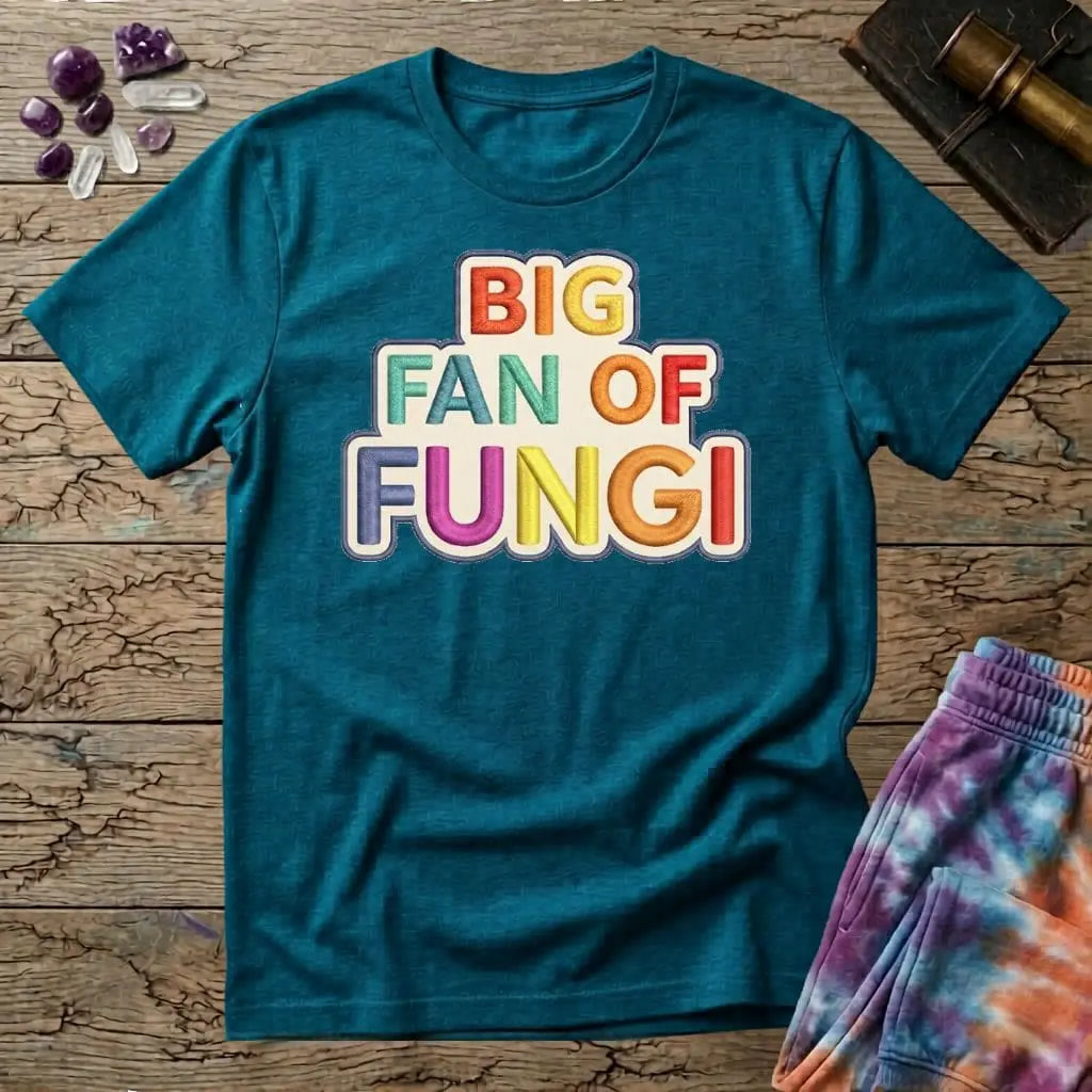 Printify T-Shirt Big Fan of Fungi Mushroom T-Shirt Mushroom Magic Mushroom T-Shirt
