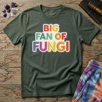Printify T-Shirt Big Fan of Fungi Mushroom T-Shirt Mushroom Magic Mushroom T-Shirt