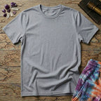 Printify T-Shirt Big Iris Blue Eye T-Shirt Mushroom Magic Mushroom T-Shirt