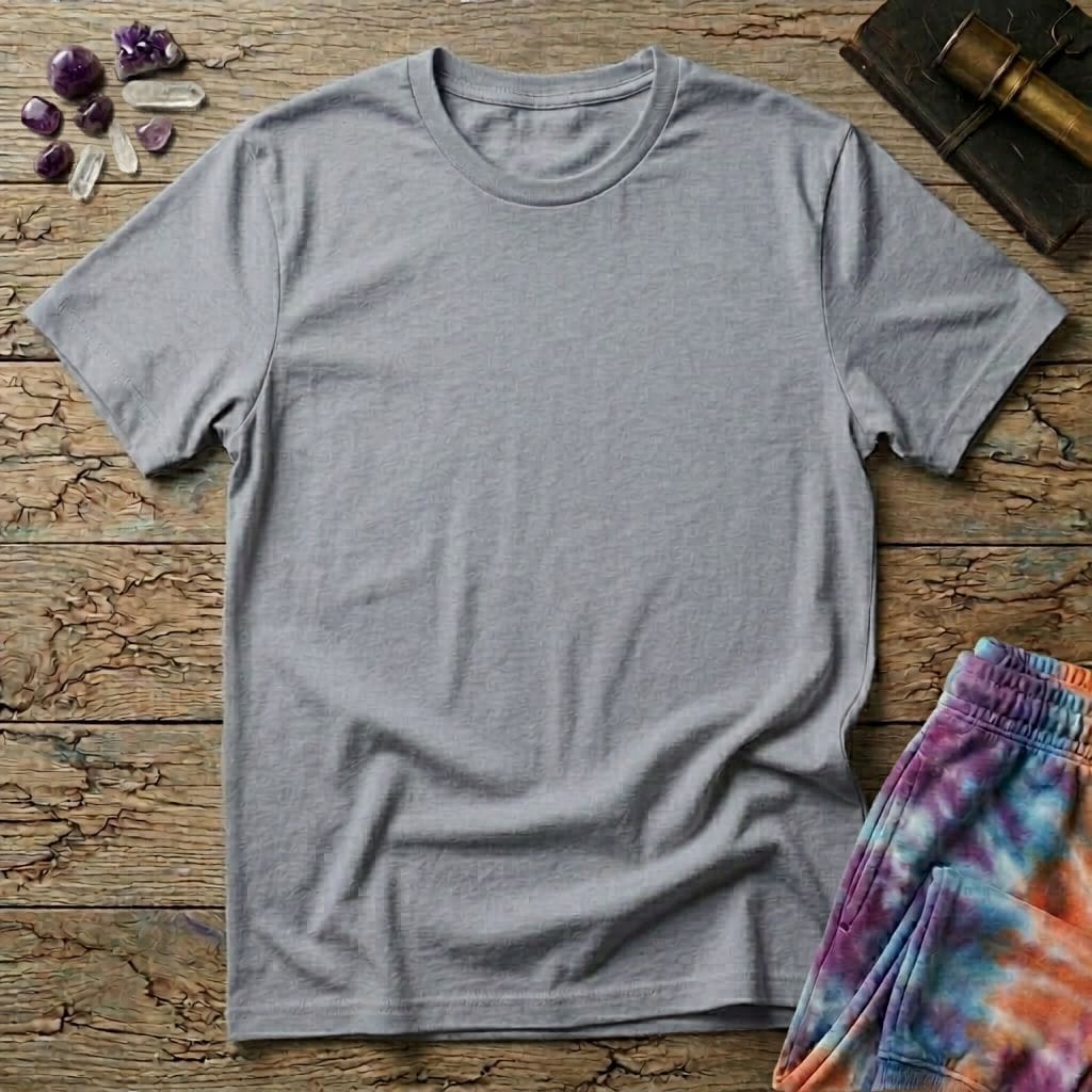 Printify T-Shirt Big Iris Blue Eye T-Shirt Mushroom Magic Mushroom T-Shirt