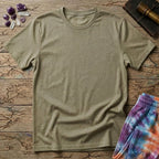 Printify T-Shirt Big Iris Blue Eye T-Shirt Mushroom Magic Mushroom T-Shirt