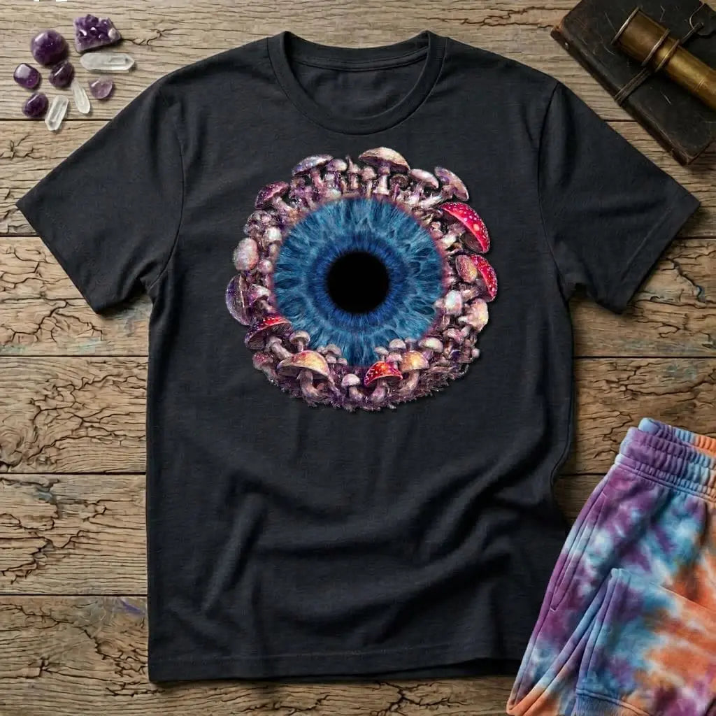 Big Iris Blue Eye T-Shirt Printify
