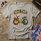 Printify T-Shirt Bike Trip T-Shirt Mushroom Magic Mushroom T-Shirt