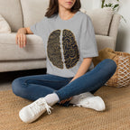 Printify T-Shirt Brain Half Mushroom T-Shirt Mushroom Magic Mushroom T-Shirt